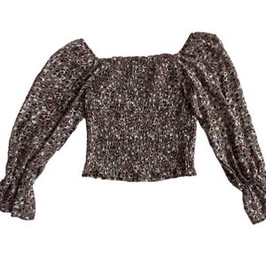 Fab’rik cheetah print blouse
